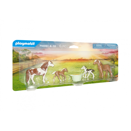 Playmobil Country - 2 Island Ponys Mit Fohlen (71000)