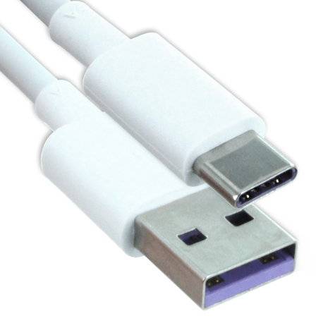 Huawei Ap71 / Hl1289 Quick Charger Cable / Data Cable Usb Typec White