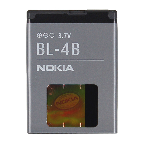 Nokia Bl4b Liion Battery 2630, 6111, 7370 700mah