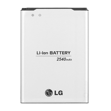 Lg Bl54sh / Sg Liion Battery Optimus Lte Iiii, Lte 3, F7, G2 Mini, D620, D620r 2540mah