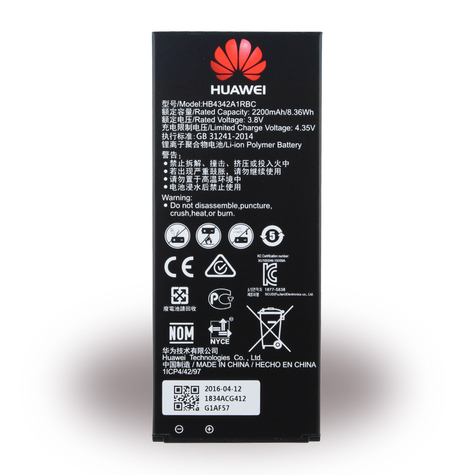 Huawei Hb4342a1rbc Lithium Ion Polymer Battery Ascend Y6, Honor 4a 2200mah