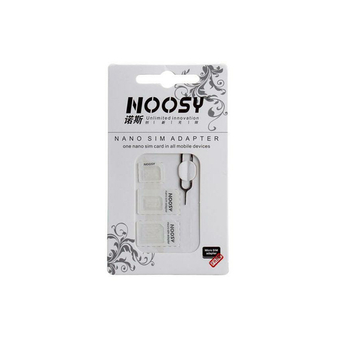 Noosy Nano-Sim Adapter Kit (3-In-1)