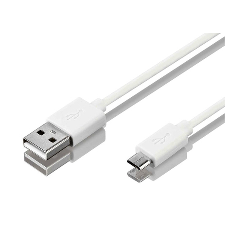 Micro-Usb Ladekabel F Alle Micro-Usb Gere 96cm (Weiss)