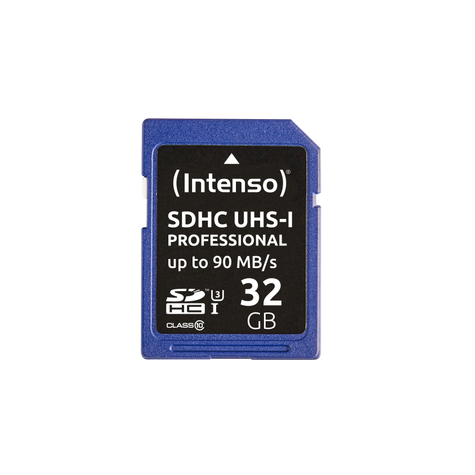 Intenso Secure Digital Card Sd Uhs-I Professional 32 Gb Memory Card