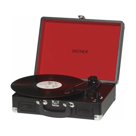 Denver Vpl-120 Turntable With Usb Connection, Black