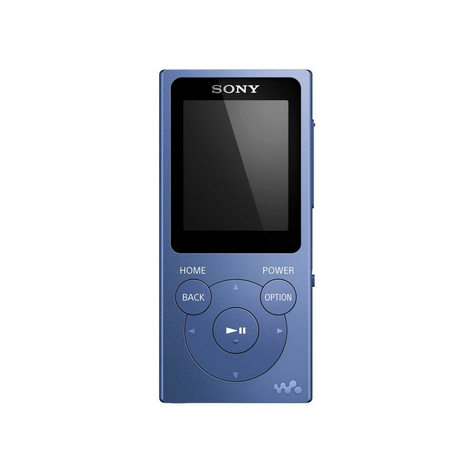 Sony Nw-E394 Walkman 8 Gb, Blue