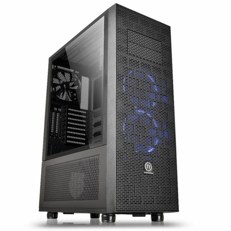 Thermaltake Core X71 Tg Big-Tower Atx Case Black, With Viewing Window