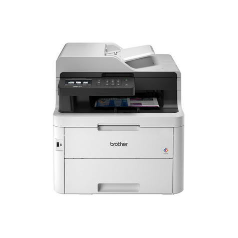 Irmão Mfc-L3750cdw Impressora Laser A Cores Scanner Fotocopiadora Fax Lan Wlan