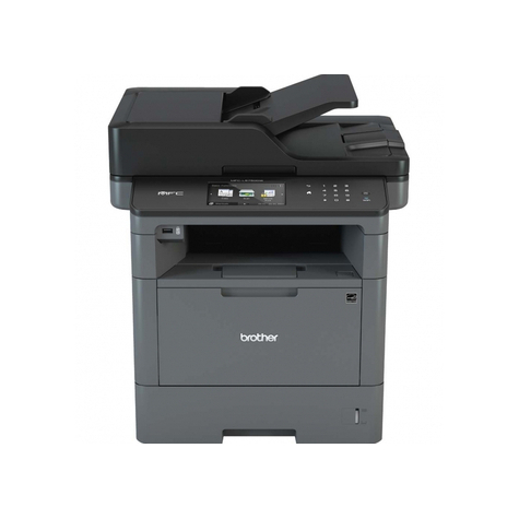 Irmão Mfc-L5750dw Laser Scanner Impressora A P/B Copiadora Fax Lan Wlan