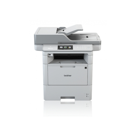 Irmão Mfc-L6800dw Laser Scanner Impressora A P/B Copiadora Fax Lan Wlan Nfc
