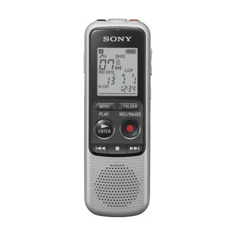 Sony Icd-Bx140 4gb Digital Mono Voice Recorder Gray