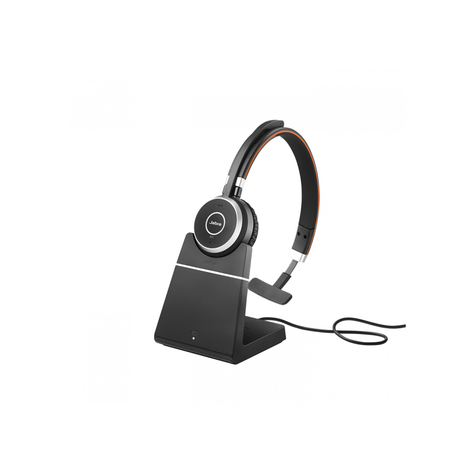 Jabra Evolve 65 Ms Mono Headset + Charging Cradle