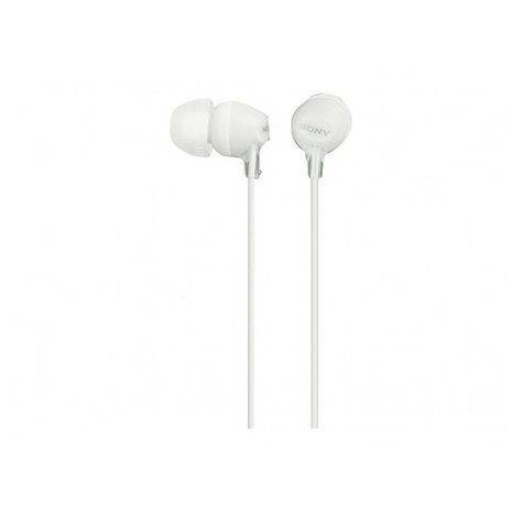 Sony Mdr-Ex15lpw Auscultadores Auriculares - Branco