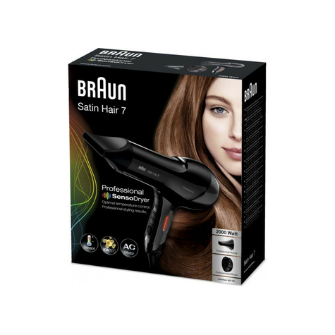 Braun Satin Hair 7 Hd 785 Professional Dryer With Iontec Technology
