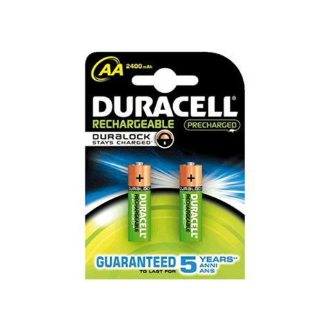 Duracell Staycharged Battery Mignon Aa Hr6 2500mah 2pcs Blister