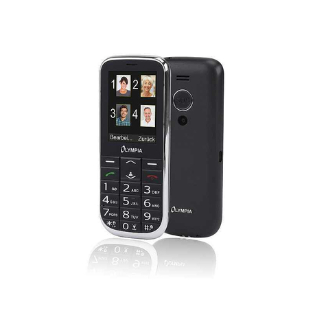 Olympia Joy Ii 6.1 Cm (2.4inch) 64 G Black Camera Phone 2219
