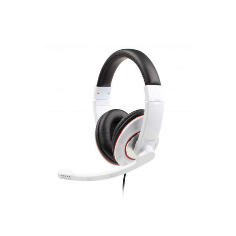 Gembird Mhs-001-Gw Fita De Cabeça Whiteheadset Mhs-001-Gw