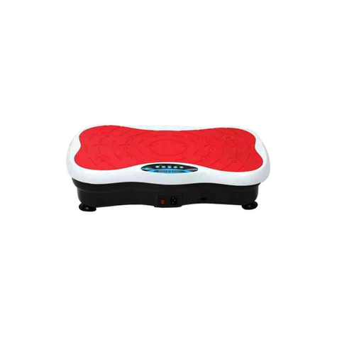 Fitness Body Vibration Plate - Powervibro 53cm (Red)