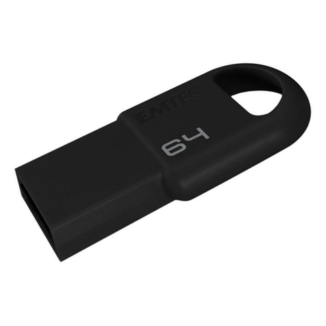 Usb Flashdrive 64gb Emtec D250 Mini (Preto)