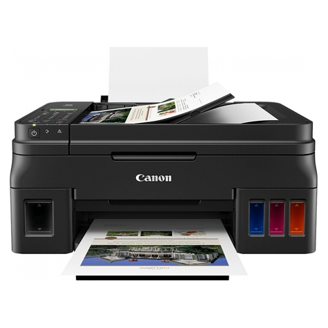 Canon Pixma G4511 Impressora Multifuncional Scanner Copiadora Fax Wi-Fi