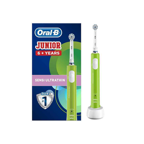 Oral-B Junior Green Electric Toothbrush For Children From 6 Years Green