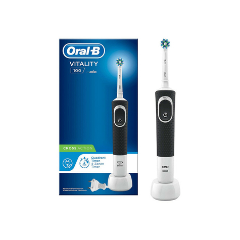 Oral-B Vitality 100 Crossaction Electric Toothbrush Black