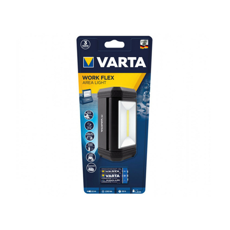 Varta Led Flashlight Work Flex Line Area Light 17648 101 421