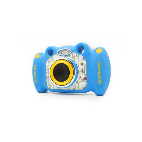 Easypix Kinder Digitalkamera Kiddypix Blizz (Blue)