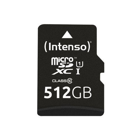 Intenso Micro Secure Digital Card Micro Sd Class 10 Uhs-I, 512 Gb Memory Card