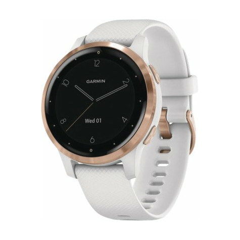 Garmin Vivoactive 4s Gps Fitness Smartwatch White/Rose Gold
