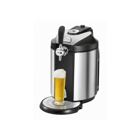 Sistema Clatronic Beer Tapping System Para Barris De 5 Litros Bz 3740