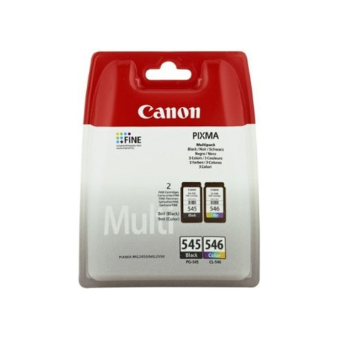 Cartucho Canon Pg-545/Cl-546 Xl Pacote De Valor Fotográfico 2-Pack 8286b006