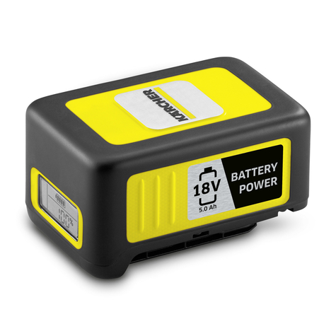 Kã£Â¤Rcher 2.445-035.0 - Battery/Battery - Lithium-Ion (Li-Ion) - 4.8 Ah - 18 V - Kã£Â¤Rcher - Black - Yellow