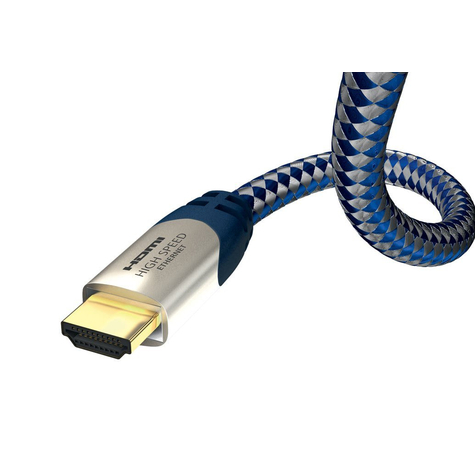 In-Akustik 0042305 - 5 M - Hdmi Type A (Standard) - Hdmi Type A (Standard) - Blue - Silver