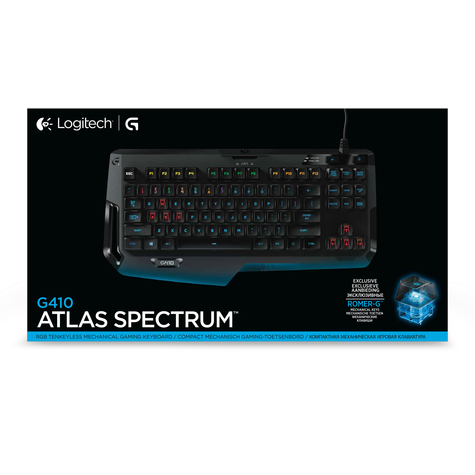 Logitech Gaming G410 Atlas Spectrum - Keyboard - Usb