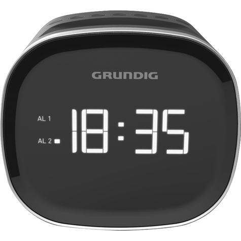 Grundig Sonoclock 2000 - Clock - Digital - Am,Fm - 1,5 W - Led - Black