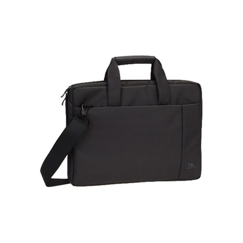Rivacase 8211 - Briefcase - 25.6 Cm (10.1 Inch) - Shoulder Strap - 410 G - Black