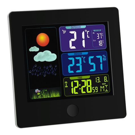 Tfa Sun - Black - Indoor Hygrometer - Indoor Thermometer - Outdoor Thermometer - Thermometer - 20 - 95% - 0 - 50 Ã¢Â°C - 32 - 122 Ã¢Â°F