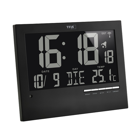 Tfa 60.4508 Radio Controlled Wall Clock