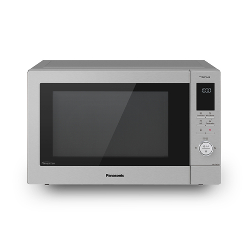 Panasonic Nn-Cd87ksgtg - Countertop (Placement) - Grill Microwave - 34 L - 1000 W - Knobs - Rotary Control - Black - Stainless Steel