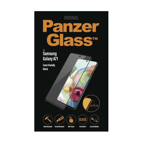 Panzerglass Samsung Galaxy A71 Case Friendly Edge-To-Edge, Black