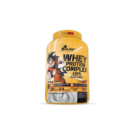 Olimp Whey Protein Complex 100 %, Edição Limitada Dragon Ball Z, Dose 2270 G, Biscoitos & Creme