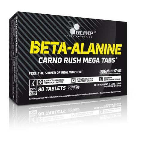 Olimp Beta-Alanina Carno Rush Mega Tabs, 80 Tabletten