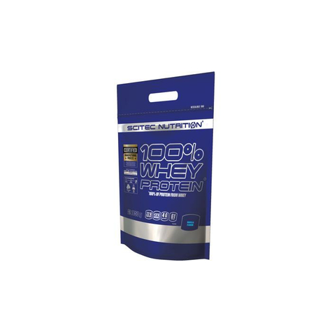 Nutrição Scitec 100% Proteína De Soro De Leite, 1850 G Beutel