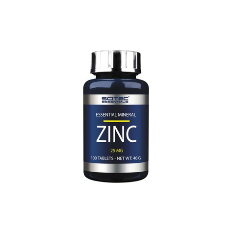 Zinco Scitec Essentials, 100 Doses De Tabletten