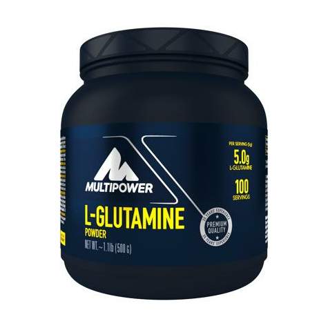 L-Glutamina Em Pó Multi-Potência, Dose De 500 G