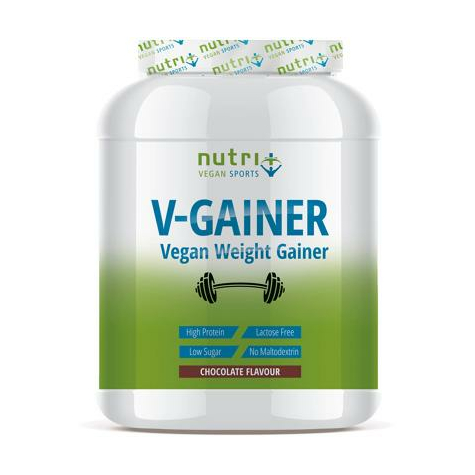 Nutri+ Veganes V-Gainer Pulverizador, Dose 2000 G