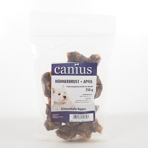 Canius Snacks,Cani. Hühnerbrust+Apfel 250g