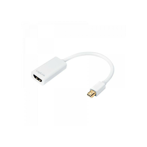 Logilink Adapter Mini Displayport To Hdmi With Audio (Cv0036a)