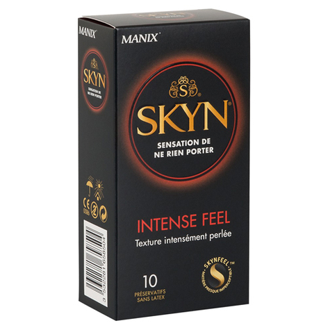 Condoms : Manix Skyn Intense Feel 10 Pcs